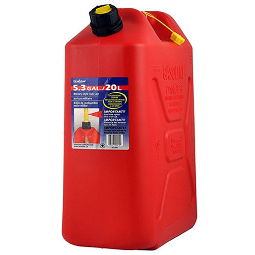 Plastic 20 Litre Fuel Can - Includes Pourer Spout