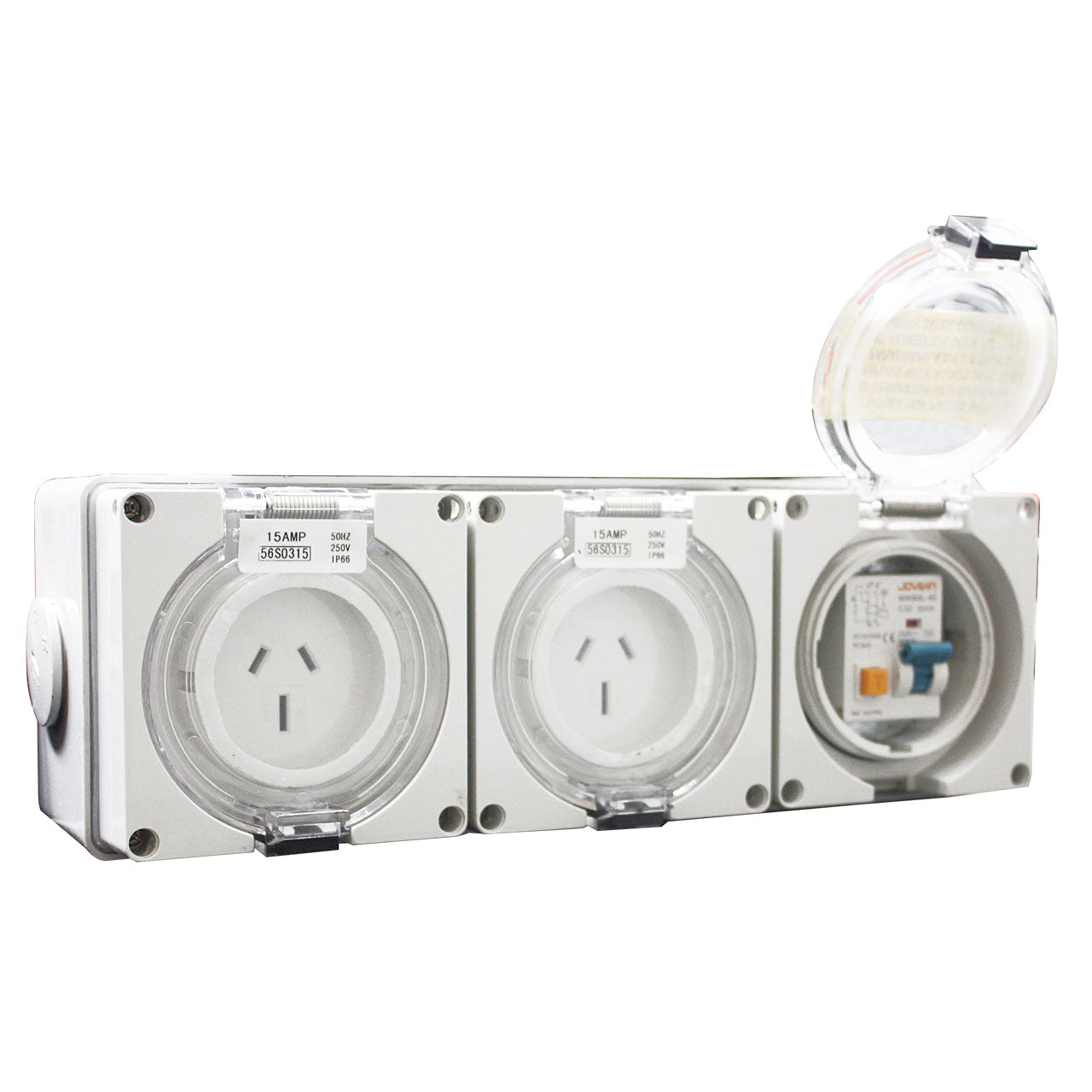 Weatherproof 15AMP Outlets & RCD