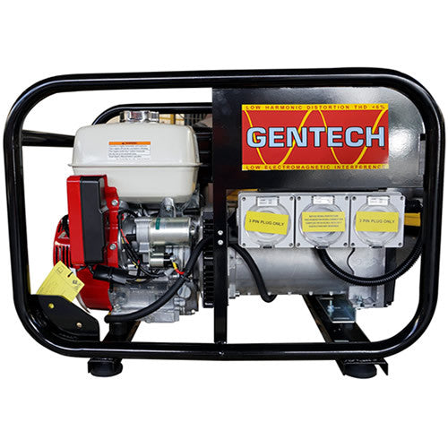 Gentech EP8000HSR-RCD (8.0KVA) Honda Generator - RCD Protection