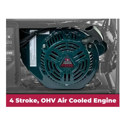 Welling & Crossley P3750 3.75KVA Portable Generator