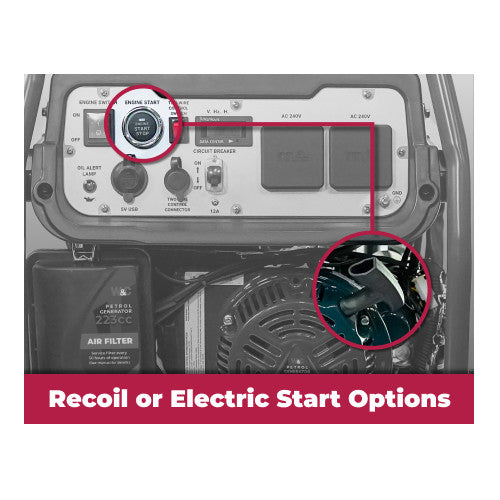 Welling & Crossley P3750 3.75KVA Portable Generator