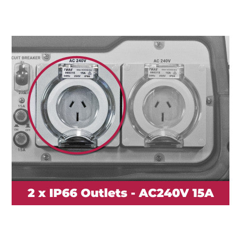 Welling & Crossley P8750 8.75KVA Portable Generator