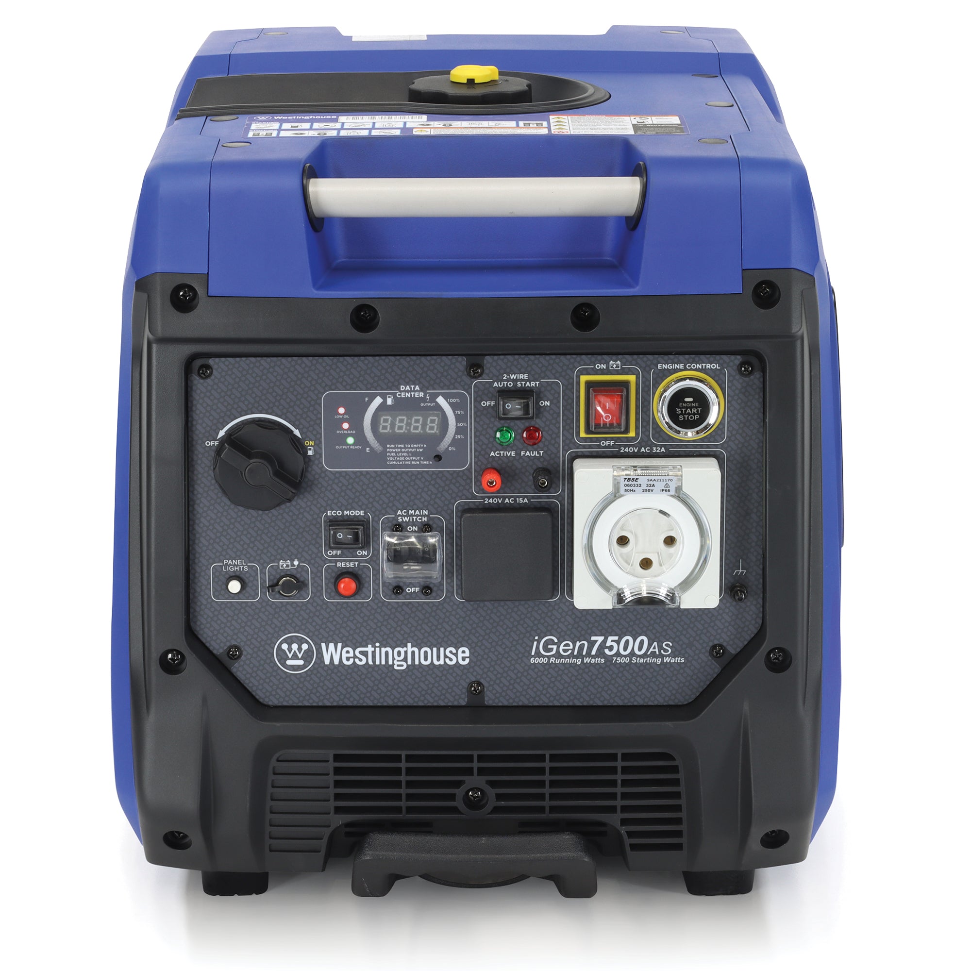 Westinghouse iGEN7500AS Auto Start Inverter Generator