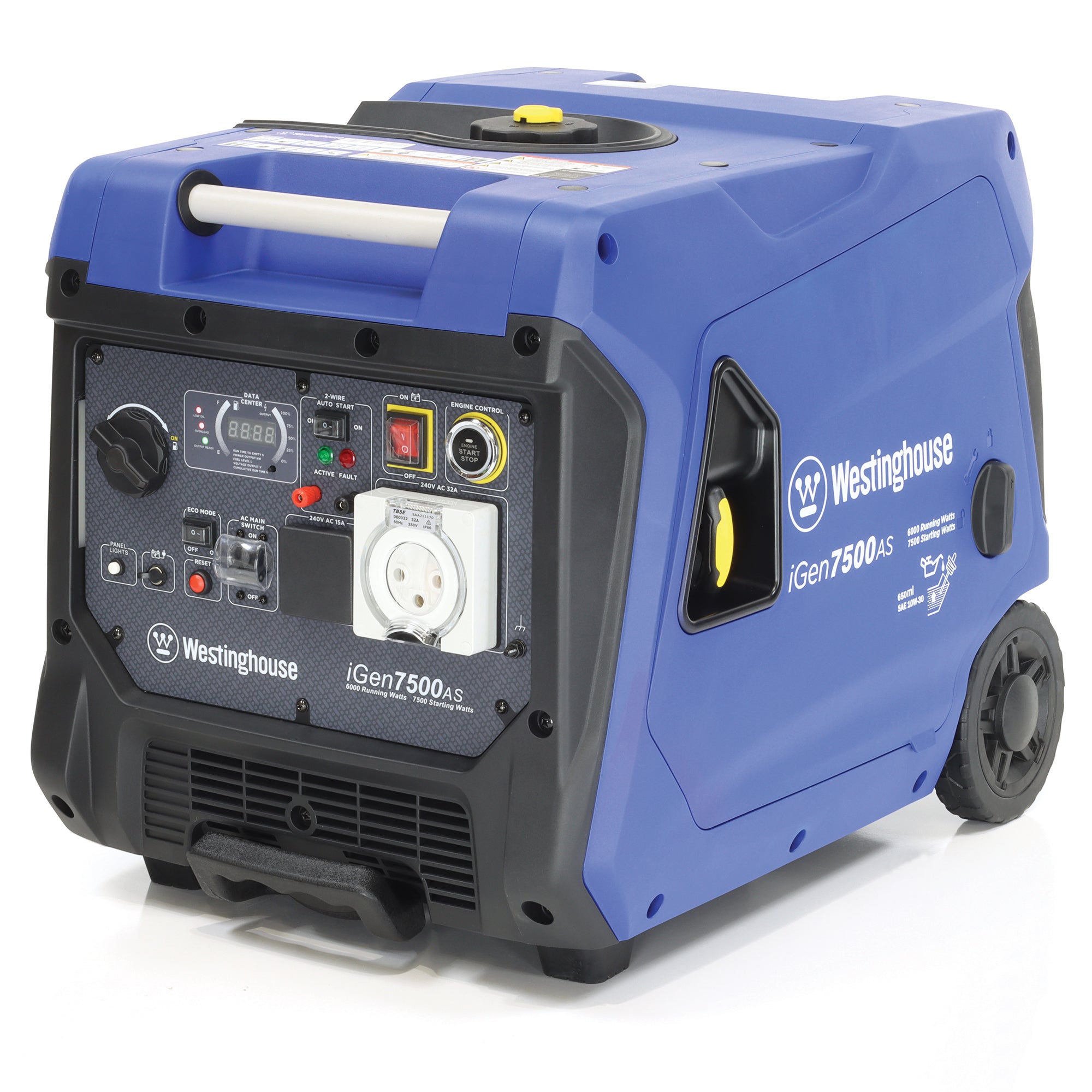 Westinghouse iGEN7500AS Auto Start Inverter Generator