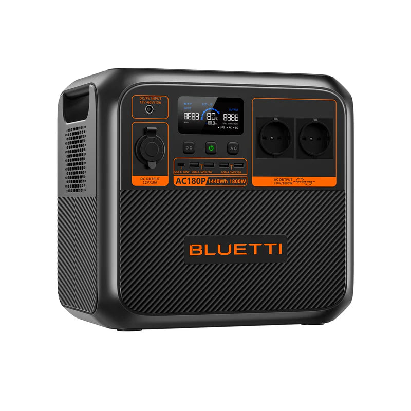 Bluetti AC180P Portable Power Station - 1800 Watts
