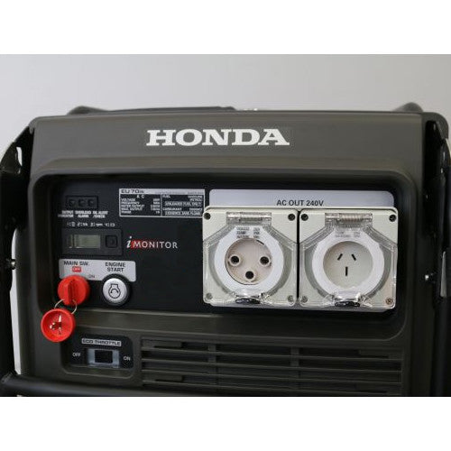 Honda EU70iS Inverter Generator With Weatherproof 32AMP Plug