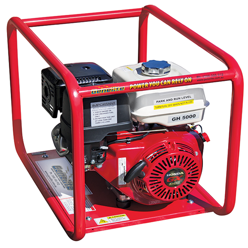 Genelite GH5000 (6.0KVA) Honda Powered Generator