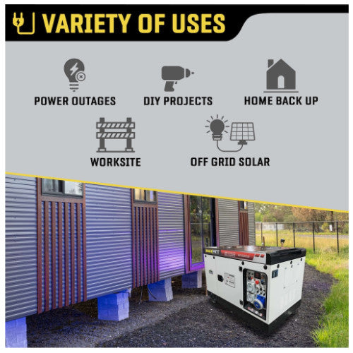 Maxwatt MX15000DSE (15KVA) Silenced Diesel Generator
