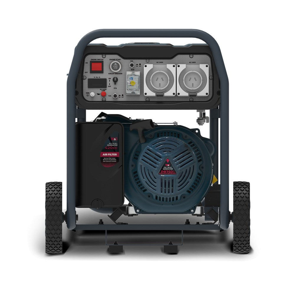 Welling & Crossley P8750RCD 8.75KVA Portable Generator