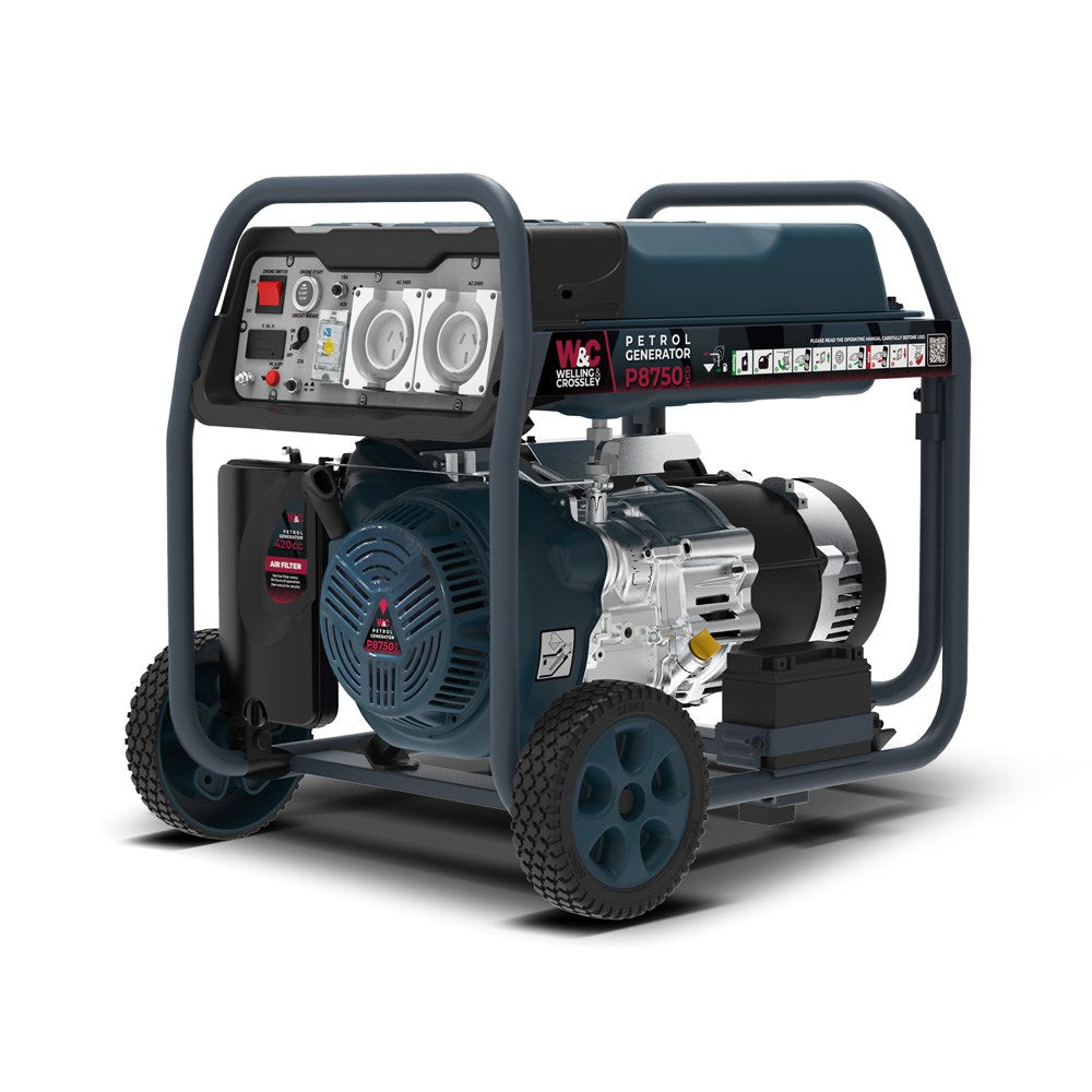 Welling & Crossley P8750RCD 8.75KVA Portable Generator